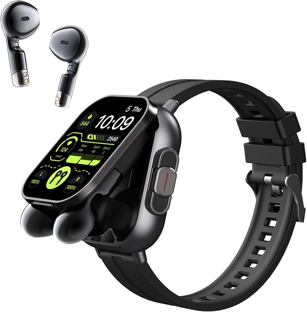 2 in 1 Smart Watch with Earbuds