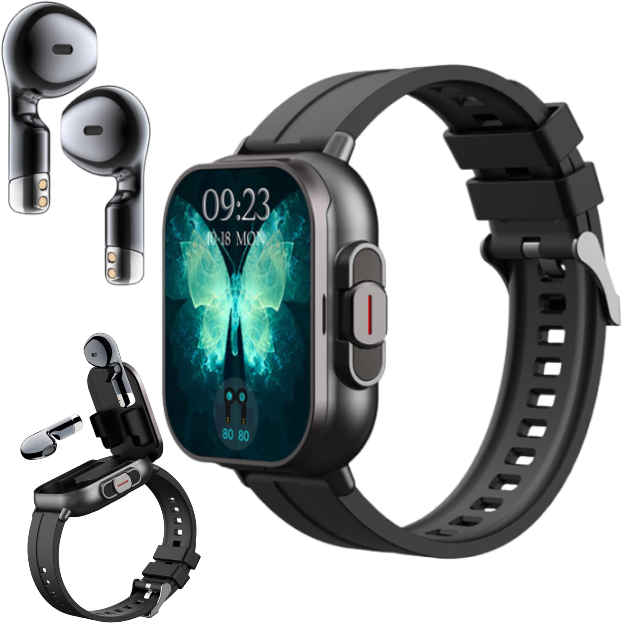 2 in 1 Smart Watch with Earbuds