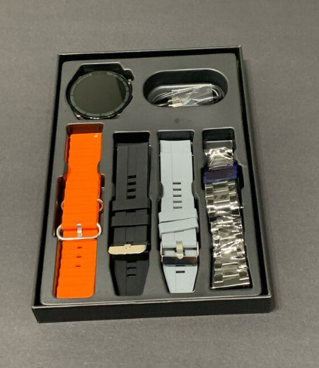 Rock 21 Smart Watch with 4 Straps